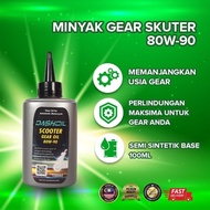 Gear Oil Scooter DashOil 4AT 80W90 Semi Synthetic Base Scooter Gear Oil HONDA, YAMAHA, SYM JET X, , 