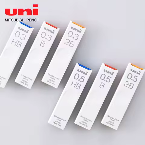 1 Box Japan UNI UL-S Mechanical Pencil Lead Core Smudge Proof Thick Black 0.3/0.5/0.7/0.9mm School-a