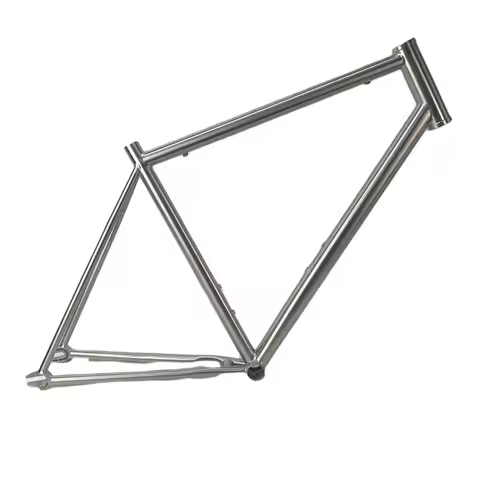 Waltly 700C Road titanium frame with rim brake single speed bike frame