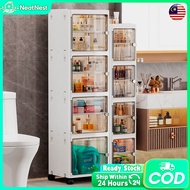 Slim Plastic Drawer Gap Plastic Drawer Cabinet Bathroom Moving Rack With Wheels Storage Cabinet