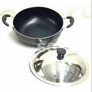 Visalam i-class Non Stick Kadai With Stainless Steel Lid
