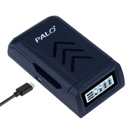 PALO AA / AAA / 2A / 3A Universal Charger จับคู่ 1.2V NI-MH / 1.5V LI-ion แบตเตอรี่แบบชาร์จไฟได้