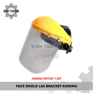 Yellow Welding Face Shield Welding Grinding Face Shield Safety Visor Bracket Welding Mask/ Welding P