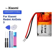 Earphone Battery Fast Charging AirDots3 541112 2line For Xiaomi Redmi Airdots 3 Long Lasting 45mAh