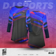 DJ Sports Muslimah Sports Tunics | Abstract Geometric Print | Breathable Quick Dry Modest Outdoor & 