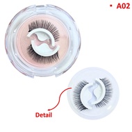 Bulu Mata Palsu Knot Free Tanpa Lem Eyelashes Extension Natural 3D Berperekat Yang Dapat Digunakan K