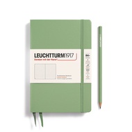 德國 LEUCHTTURM1917 硬殼筆記本/ B6+/ 鼠尾草綠/ 方點