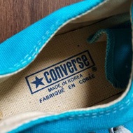 80s Converse Turquoise  Chuck Taylor All-star  Made in Korea Size US10.5 (Fit like US11)