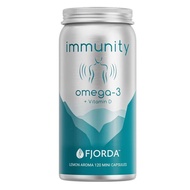 Fjorda Healthy Immune Vitamin D Highly Concentrated rTG Structure Fish Oil 120 Capsules/Bottle Fjord