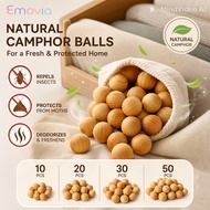 10/20/30/50Pcs Natural Camphor Cedar Wood Balls Moth Repellent Anti Mildew Moisture Proof For Wardro