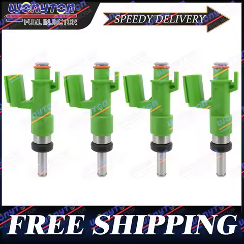 4pcs Fuel Injectors 23209-F0080 23250-F0080 for Toyota Camry Highlander Sienna Avalon RAV4 Compatibl