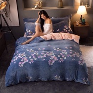 Velvet felt duvet cover set