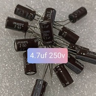 10BUAH ELCO 4.7UF 250V 4.7 UF 250 VOLT 47UF 250VOLT 250 VOLT