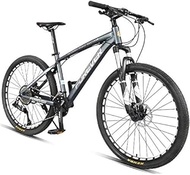 Fashionable Simplicity 36-Speed Mountain Bikes Overdrive 26 Inch Full Suspension Aluminum Frame Bicycle Men's Women Adult Mountain Trail Bike