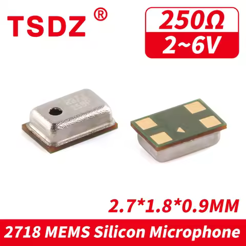 10Pcs/Lot 2718 MEMS SMD Mics 2.7*1.8*0.9mm Sensitivity 42dB Analog Signal Silicon MIC Condenser Micr