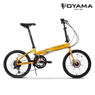 OYAMA Skyline M500D Folding Bike 20 inch 12 Speed Aluminum Alloy Frame for Men Women