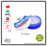 VICKS VAPORUB 10 GR / VICK 10GR / RINGANKAN PILEK BATUK DAN FLU ANAK