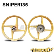 Hypertech Mags 4 Spokes Mags For YAMAHA Sniper135 Classic Vega Force Fi 1.4x1.6-17 (pair)