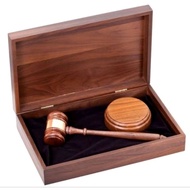 gavel set 12 inches lenght 8inches lapad metal not enclude (magkuno wood)