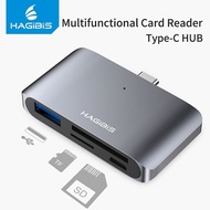 Hagibis Type-C Card Reader USB-C To USB 3.0 SD/Micro SD/TF OTG Card Adapter For Laptop/USB-C Phone T