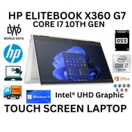 HP  ELITEBOOK X360 830 G7 i7-10th gen 13.3IN 16GB 512GB HP TOUCH  SCREEN LAPTOP