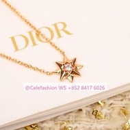 Dior necklace 八芒星項鍊 頸鏈 925銀 厚金電鍍@celefashion Christmas new year gift 禮盒裝 禮物 聖誕新年 Annual dinner 年會 晚會