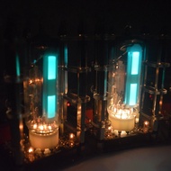 Elegant 6E2 Cat Eye Tube Vu Meter: Voice-Controlled USB Music Display