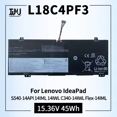 L18C4PF3 Laptop Battery Compatible with Lenovo IdeaPad C340-14API S540-14IWL Flex-14IML L18M4PF4 L18