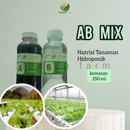 Pupuk Nutrisi AB MIx untuk Hidroponik Sayuran Daun - 250ml