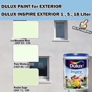 ICI DULUX INSPIRE EXTERIOR PAINT COLLECTION 18 Liter Meadow Mist / Pale Wintergreen / Pastel Sage