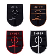 UNIFORM SNIPER Scope Crosshair SWAT Black Ops Tactical  3D PVC PATCHES Badge AIRSOFT COMBAT PAINTBALL  SNIPE