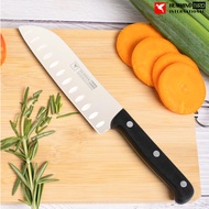 มีดทำครัวสแตนเลส มีดอเนกประสงค์ครอบจักรวาล Santoku Knife (5 นิ้ว) คมกริบ เกรดพรีเมี่ยม ราคาถูก ยี่ห้