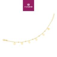 HABIB 585/14K Yellow Gold Bracelet AT-21-B0228