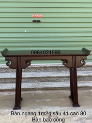 bàn 41x1m24 cao 80cm gỗ lim Nam phi
