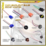 Car Headlight Bulb Socket Adapter Wiring Harness H1 H4 H7 H8 H11 HB3 9005 HB4 9006 T10 T20 1141 1016