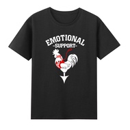 Chicken Emotional Support Cock Funny Irony Chicken Animal T-Shirt