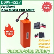 New D099-4S2P 14.4V 7000mAh Replacement Battery for Xiaomi MIJIA Mi Robot Vacuum-Mop 2 Pro MJSTS1 C1