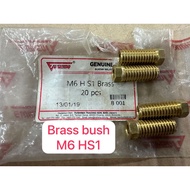 BRASS COOPER BUSH M6HS1 M8HS1 M8HS2