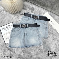 QCL1 3101 C H O M jeans skirt with belt form, super beautiful, super quality