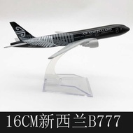 16CM Alloy Airplane Model Boeing 777 New Zealand Boeing 777 Overseas Good Product Alloy Toys