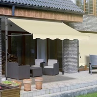 Folding awning retractable awning eaves balcony garden store awning home sun protection hand-cranked
