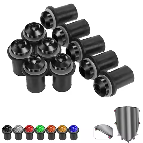 5MM Windshield Bolt Windscreen Mounting Screw Washer Nut FOR KAWASAKI ER5 ER6F ER6N EX250E EX250F EX