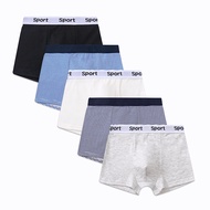 12Pcs Sport Boys Panties Girls Boxer Brief New Cotton Middle And Big Children 'S Underwear Boxer Shorts Boxer Briefs