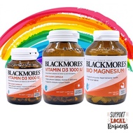 [Crazy Sale] Blackmores Vitamin D3 1000IU 60 / 200 Capsules / Bio Magnesium 200 Tablets