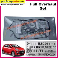 FULL Overhaul Gasket Set Engine - Perodua Axia 1KR-DE 1KR-VE  - Carbon / Steel - Premium