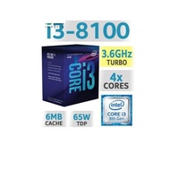Intel Core i3-8100 CPU Processor (3.6GHz/6M/Coffee Lake)