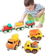 Baby Toys Train with Tracks, Train Set for Toddler 18 Months, Preschool Learning Birthday Gift for 1
