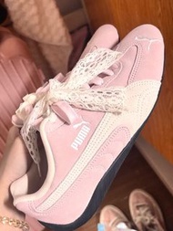 PUMA 彪馬粉色賽車鞋