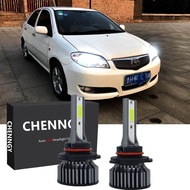2 PC FOR Toyota Vios NCP42 6000K LED Headlamp HeadLight Light Bulb 2003 2004 2005 2006 2007 COD