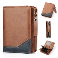 New Men Buckle Wallet PU Leather Credit Card Holder  Id Card Organizer for Men Accordion Wallet with Zipper